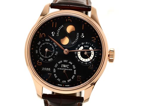 IWC Portugieser Perptual Calendar Double Moonphase 18K 